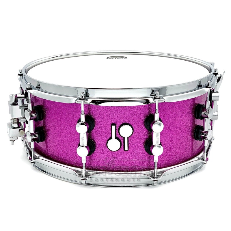 Sonor SQ2 Vintage Maple Snare Drum 14x6 Bright Violet Sparkle Gloss