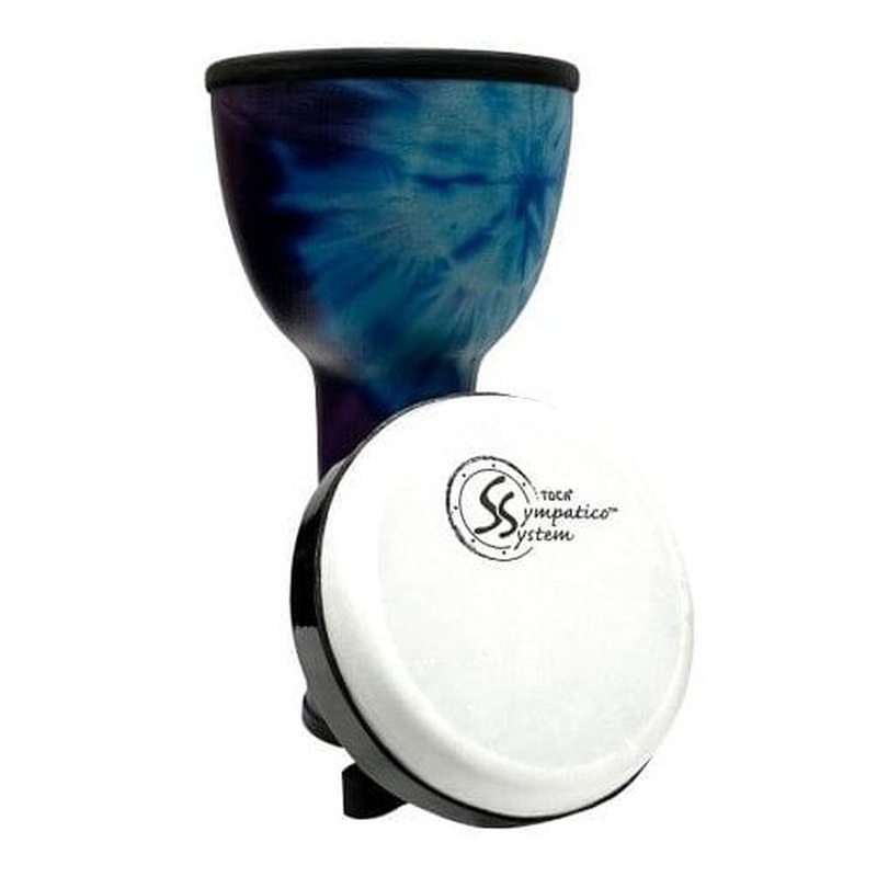 Toca Sympatico Nesting Djembe 10" Woodstock Purple w/Tunable Fiber Head