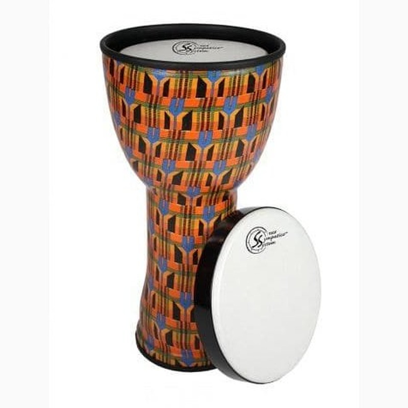 Toca Sympatico Nesting Djembe 12" Kente Cloth w/Pretuned Fiber Head