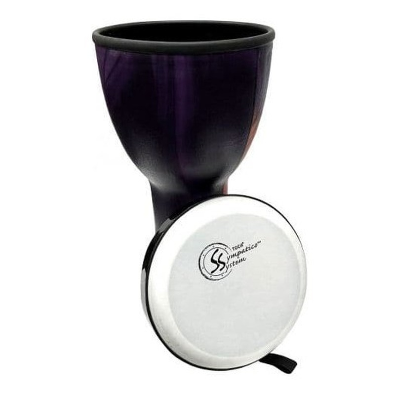 Toca Sympatico Nesting Djembe 12" Woodstock Purple w/Tunable Fiber Head