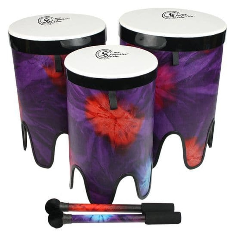 Toca Sympatico Nesting Tom Tom 16" Woodstock Purple w/Pretuned Fiber Dot Head