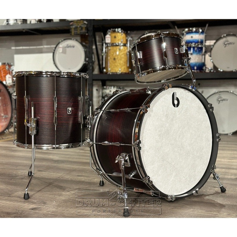 British Drum Company Lounge Club 3pc Drum Set w/22"BD Carnaby Red