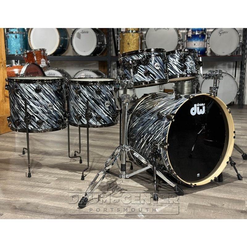 DW Collectors PurpleCore Maple 5pc Drum Set Twisted Black Oyster