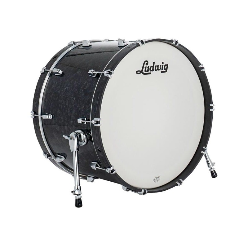 Ludwig Neusonic Bass Drum 22x14 Ebony Pearl