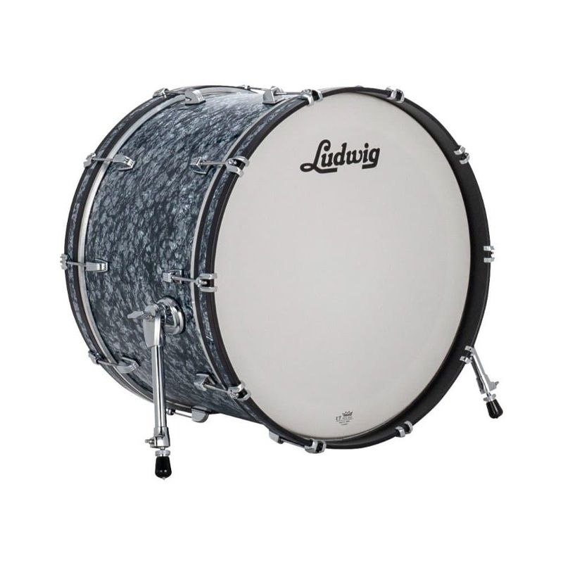 Ludwig Neusonic Bass Drum 22x14 Steel Blue Pearl