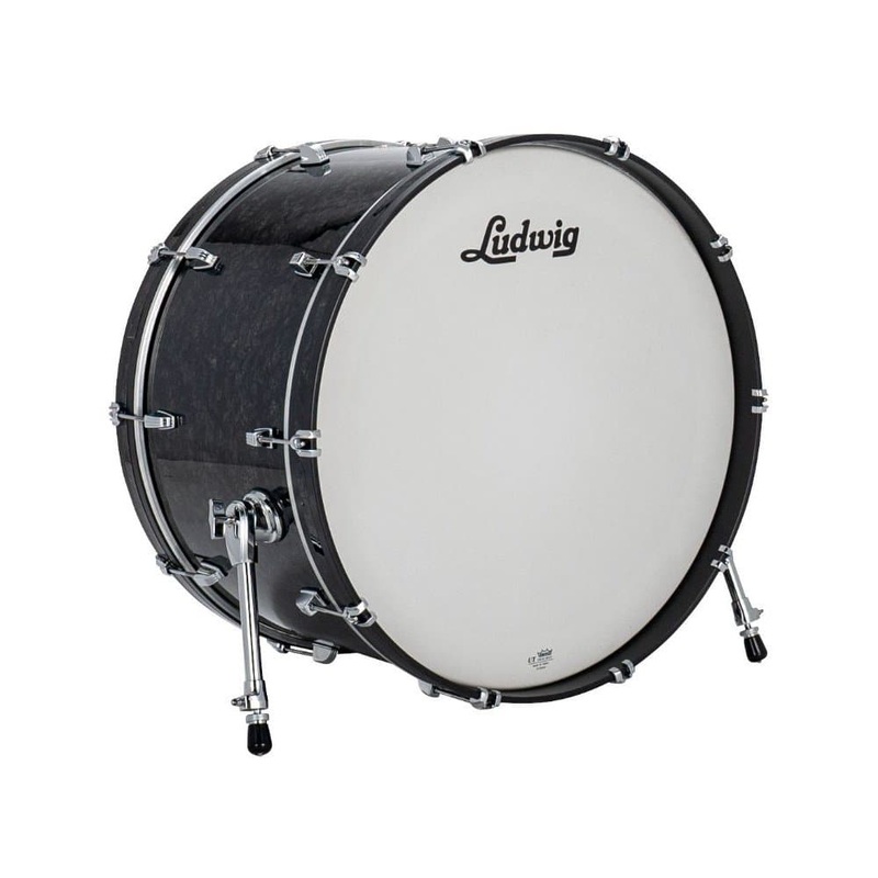 Ludwig Neusonic Bass Drum 24x14 Ebony Pearl