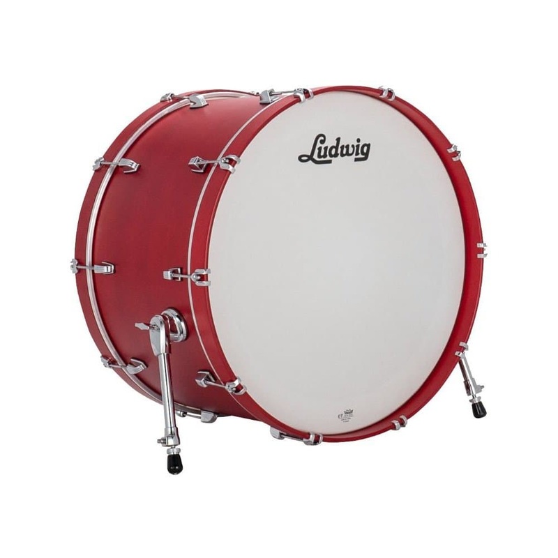Ludwig Neusonic Bass Drum 24x14 Satin Diablo Red