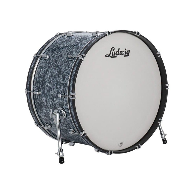 Ludwig Neusonic Bass Drum 24x14 Steel Blue Pearl