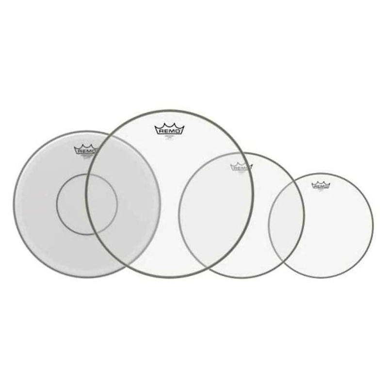 Remo Emperor Clear Drumhead Pack 10/12/16 w/FREE 14" P77