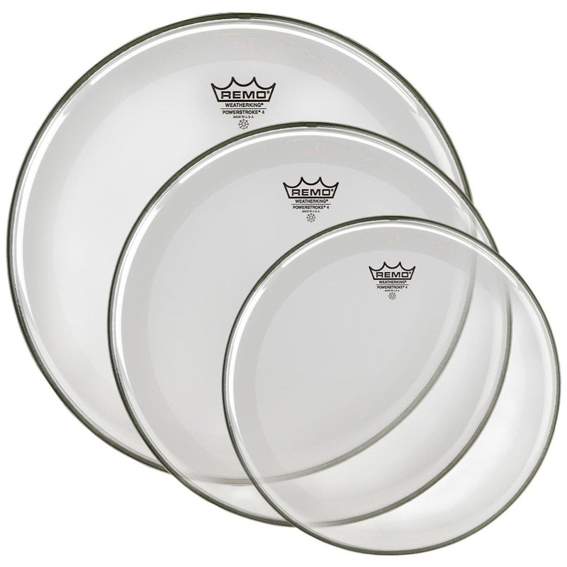 Remo Powerstroke P4 Clear Drumhead Pack 10/12/14