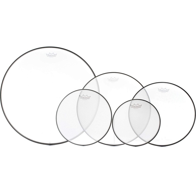 Remo Silentstroke Drumhead Pack 10/12/16/22 w/FREE 14"