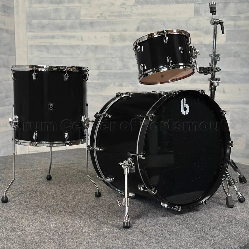 British Drum Company Enigma 3pc Club Drum Set Satin Black