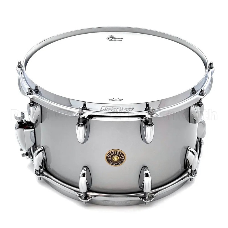 Gretsch Broadkaster Snare Drum 14x8 20-Lug Silver Mist Gloss