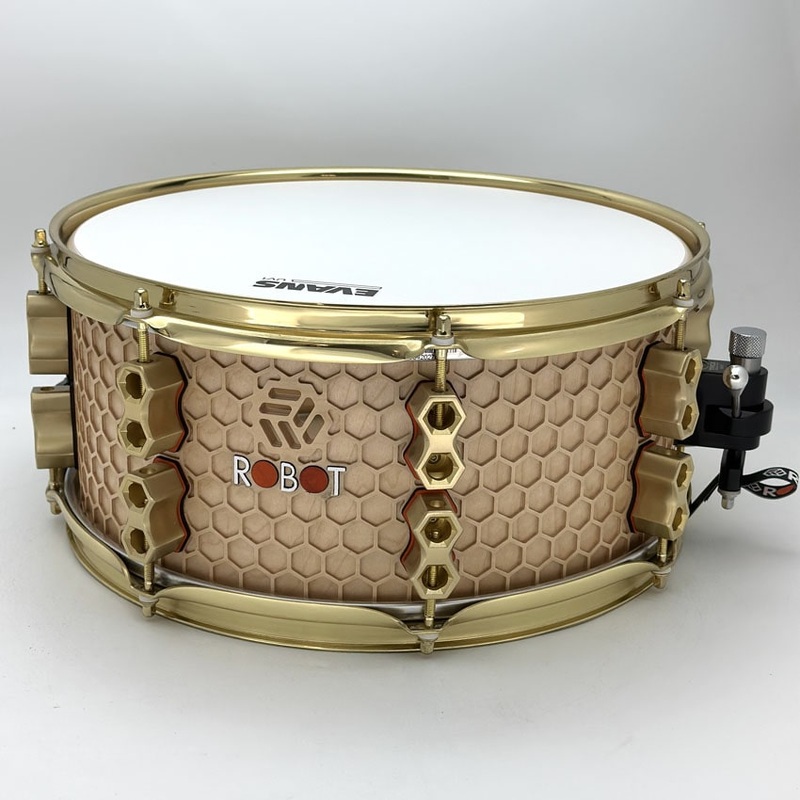 Robot Drum Company Hive Snare Drum 14x6.5 Natural Maple