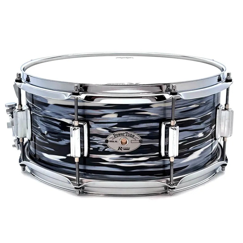 Rogers Powertone Snare Drum 14x6.5 70s Black Oyster