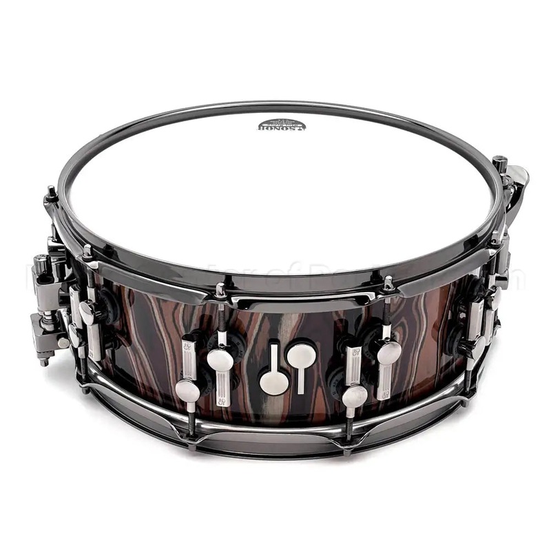 Sonor SQ2 Heavy Maple Snare Drum 14x5.5 Elder Tree Gloss w/Black Hw