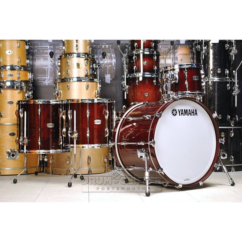 Yamaha Recording Custom 4pc Drum Set 1-Up/2-Down Classic Walnut