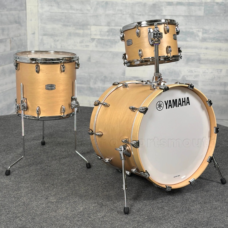 Yamaha Tour Custom Maple 3pc Drum Set 20/12/14 Butterscotch Satin