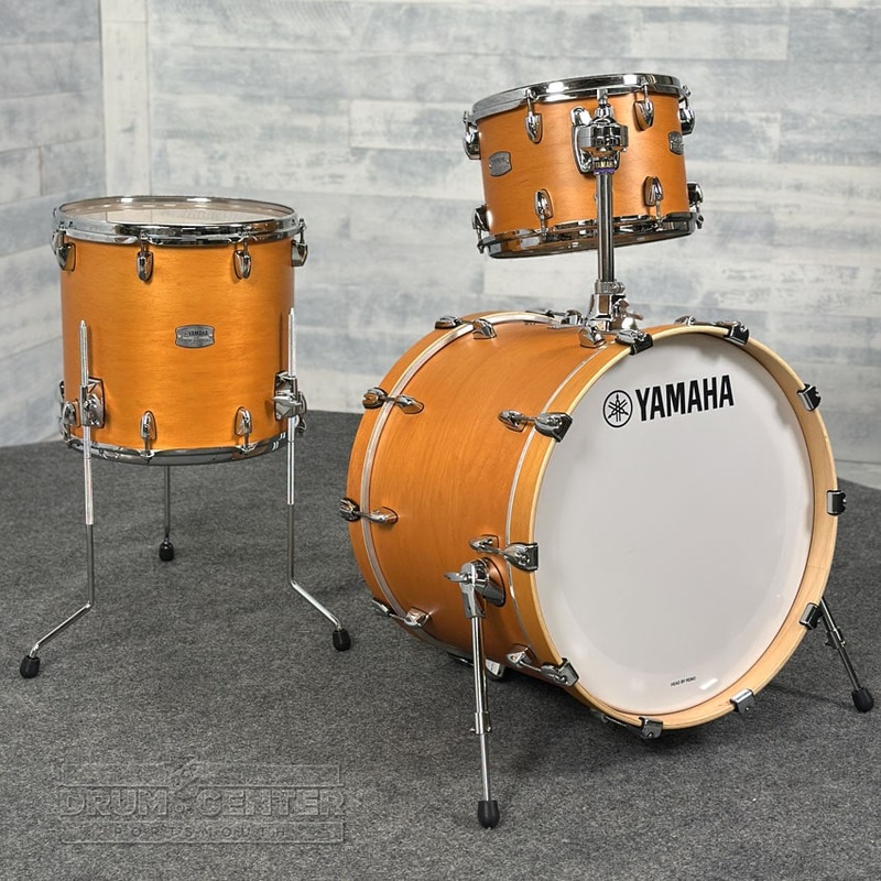 Yamaha Tour Custom Maple 3pc Drum Set 20/12/14 Caramel Satin