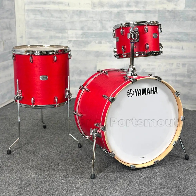 Yamaha Tour Custom Maple 3pc Drum Set 22/12/16 Candy Apple Satin
