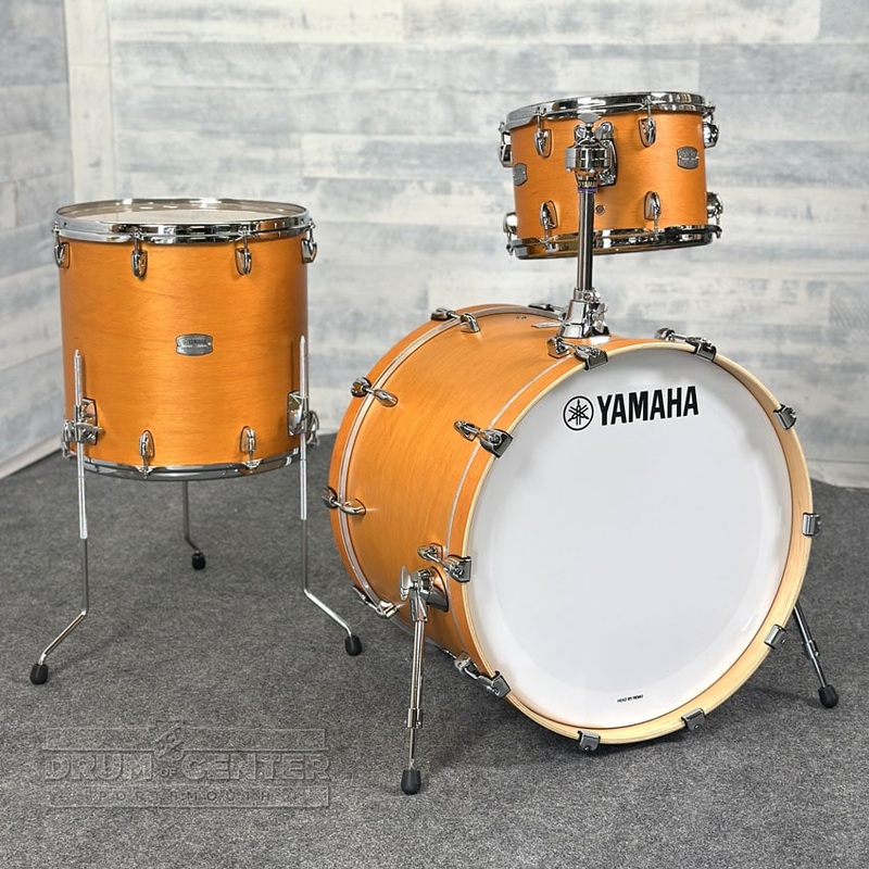 Yamaha Tour Custom Maple 3pc Drum Set 22/12/16 Caramel Satin
