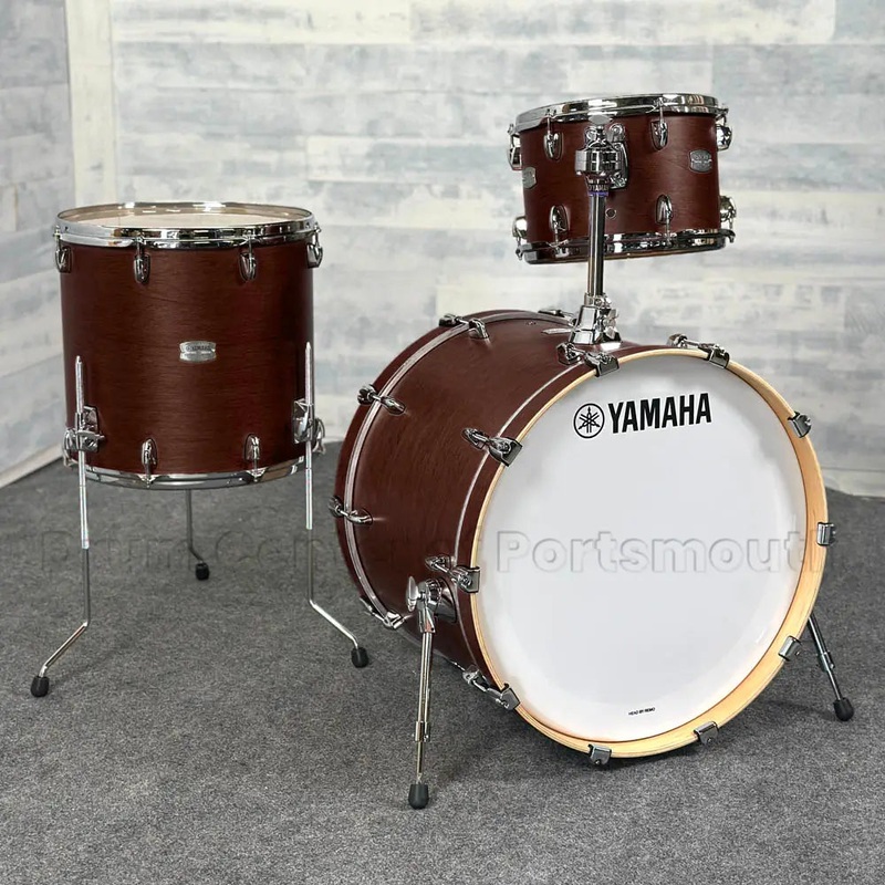 Yamaha Tour Custom Maple 3pc Drum Set 22/12/16 Chocolate Satin