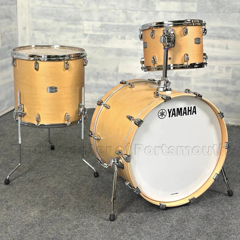 Yamaha Tour Custom Maple 3pc Drum Set 22/13/16 Butterscotch Satin