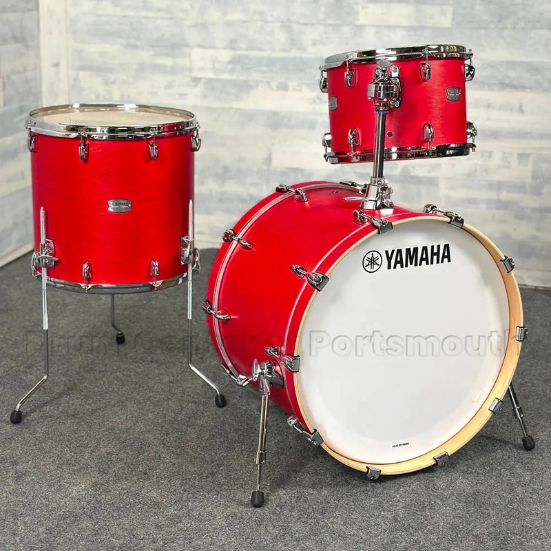 Yamaha Tour Custom Maple 3pc Drum Set 22/13/16 Candy Apple Satin