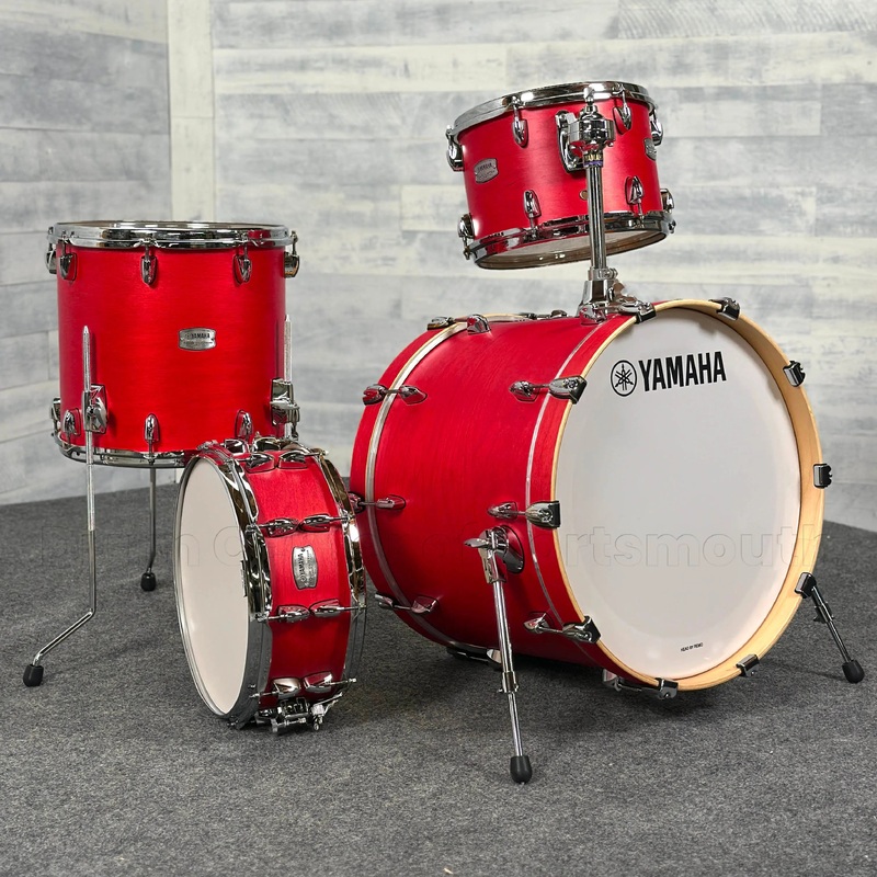 Yamaha Tour Custom Maple 4pc Drum Set 20/12/14/14 Candy Apple Satin
