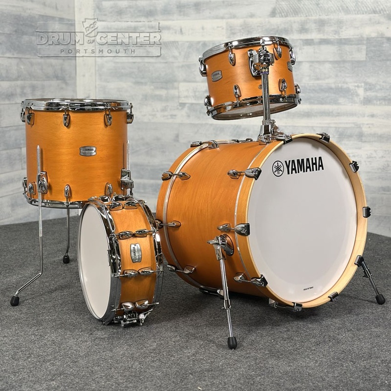 Yamaha Tour Custom Maple 4pc Drum Set 20/12/14/14 Caramel Satin