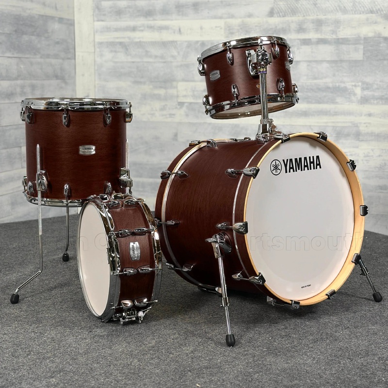 Yamaha Tour Custom Maple 4pc Drum Set 20/12/14/14 Chocolate Satin