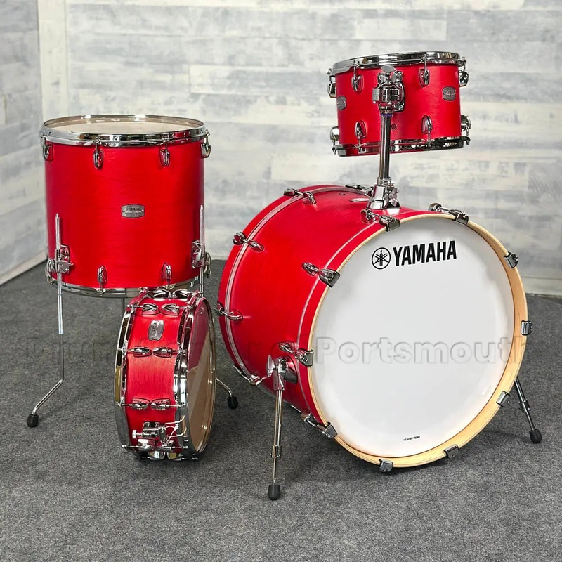Yamaha Tour Custom Maple 4pc Drum Set 22/12/16/14 Candy Apple Satin