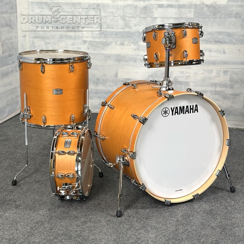 Yamaha Tour Custom Maple 4pc Drum Set 22/12/16/14 Caramel Satin