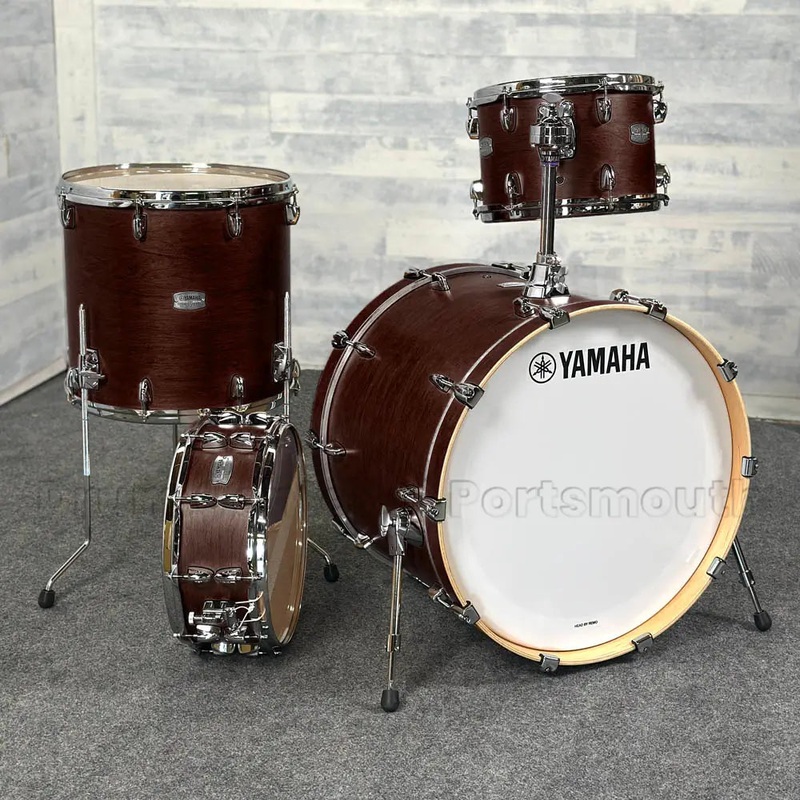 Yamaha Tour Custom Maple 4pc Drum Set 22/12/16/14 Chocolate Satin