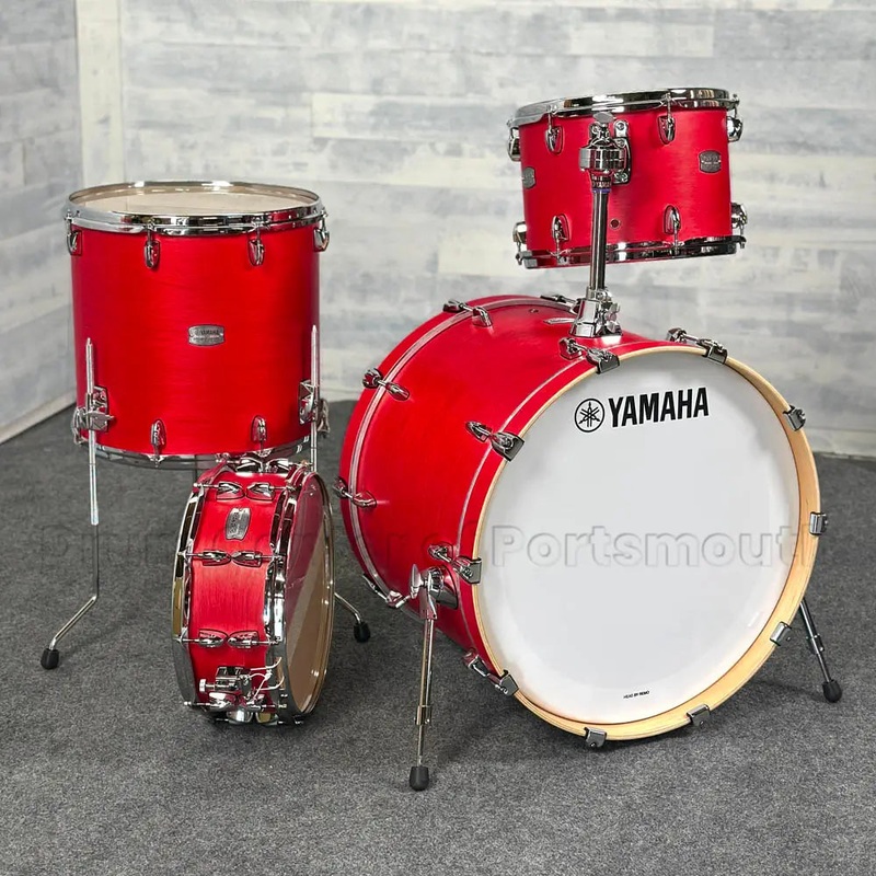 Yamaha Tour Custom Maple 4pc Drum Set 22/13/16/14 Candy Apple Satin