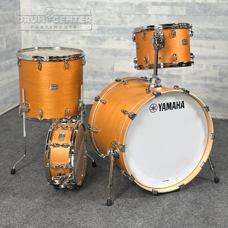 Yamaha Tour Custom Maple 4pc Drum Set 22/13/16/14 Caramel Satin