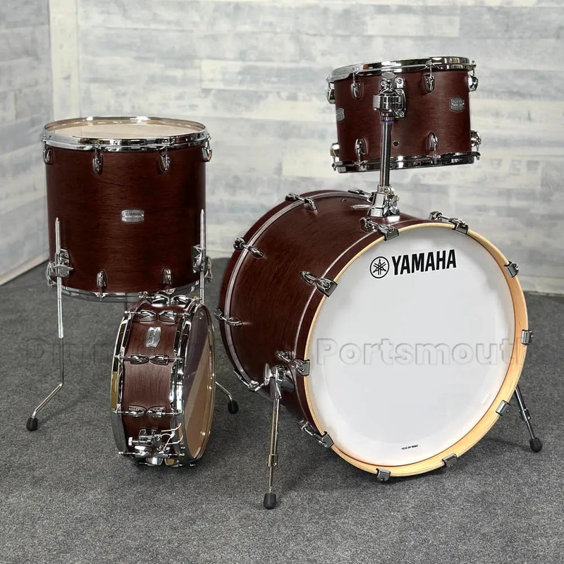 Yamaha Tour Custom Maple 4pc Drum Set 22/13/16/14 Chocolate Satin