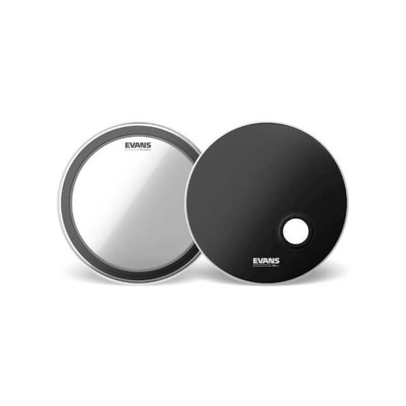 Evans EMAD2 System Clear Bass Drumhead Pack 18" (Batter & Reso)