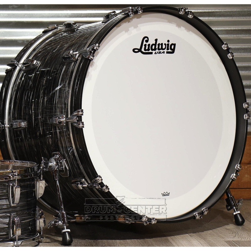 Ludwig Classic Maple Bass Drum 24x16 Vintage Black Oyster