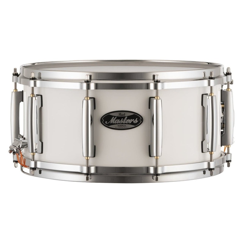 Pearl Masters Maple MM6 Snare Drum 14x6.5 Arctic White