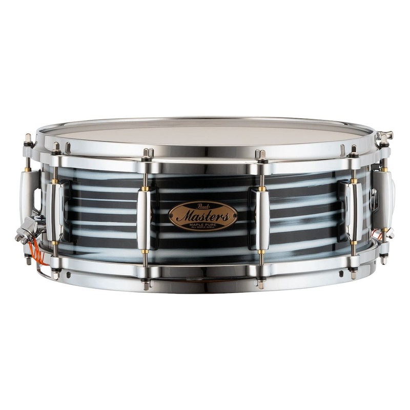 Pearl Masters Maple Pure Snare Drum 14x5 Black Oyster Swirl