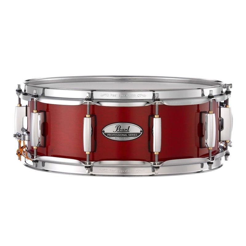 Pearl Professional Maple Snare Drum 14x5 Sequoia Red