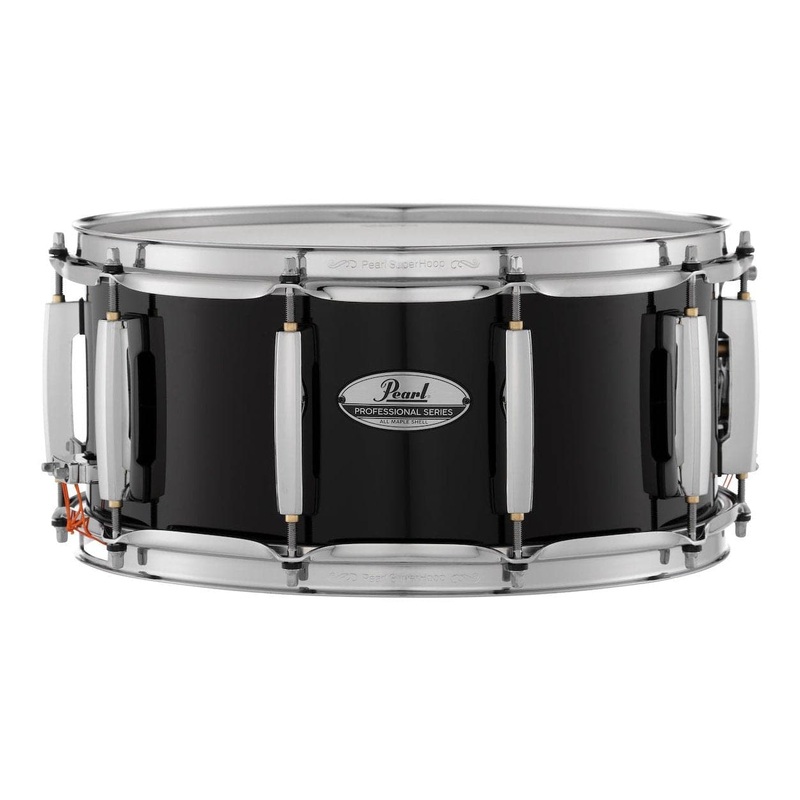 Pearl Professional Maple Snare Drum 14x6.5 Piano Black