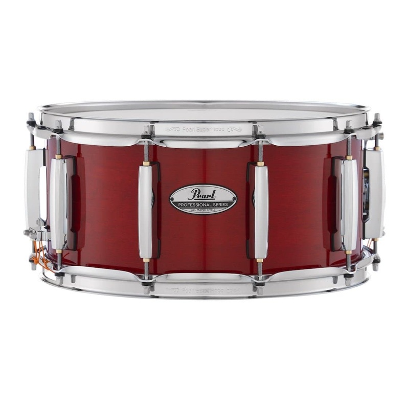 Pearl Professional Maple Snare Drum 14x6.5 Sequoia Red