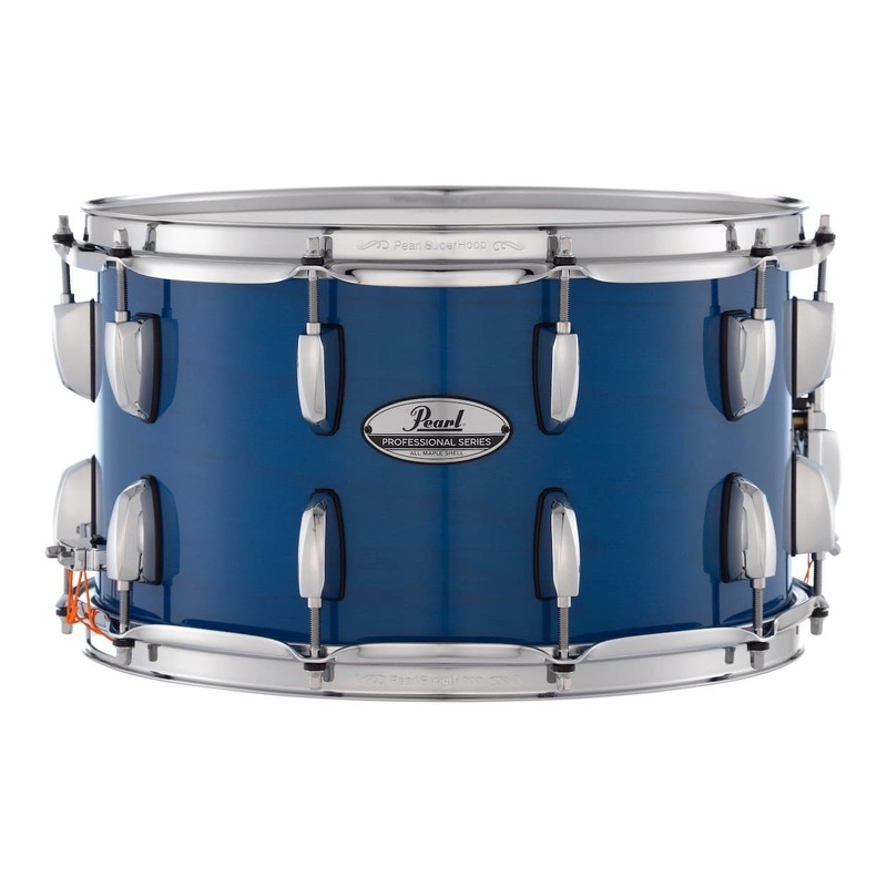Pearl Professional Maple Snare Drum 14x8 Sheer Blue