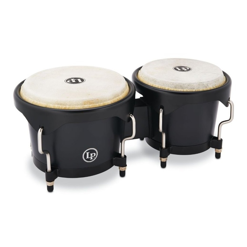 LP Discovery Series Bongos 6 1/4" & 7 1/4" Onyx w/FREE Carrying Bag