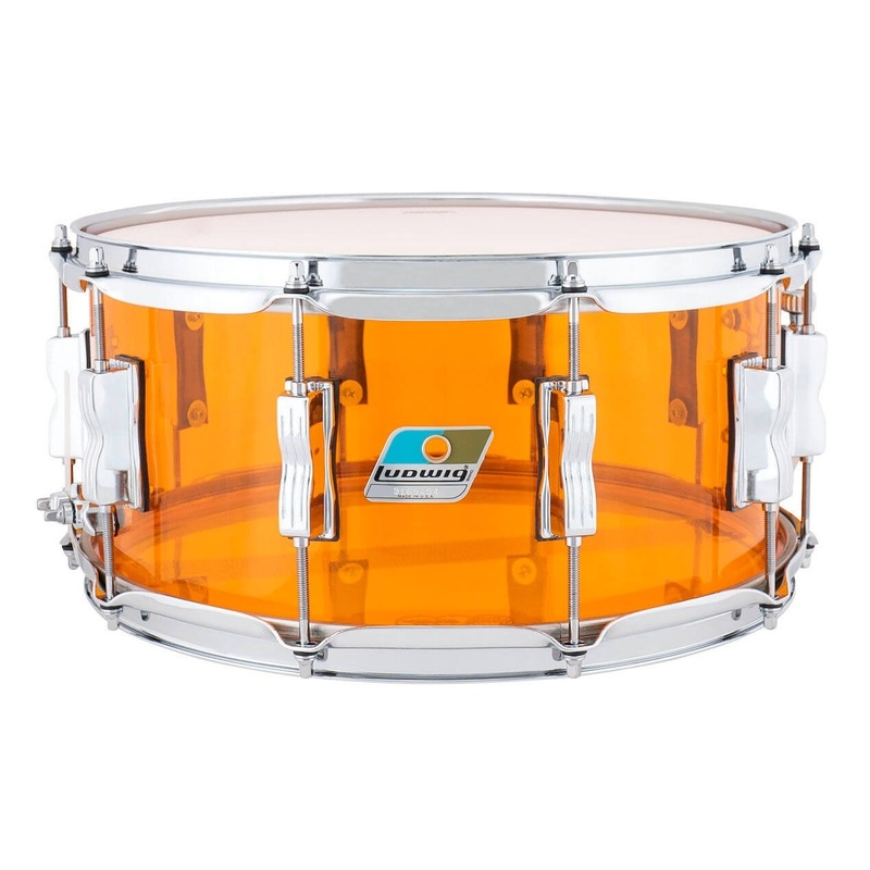 Ludwig Vistalite Snare Drum 14x6.5 Amber