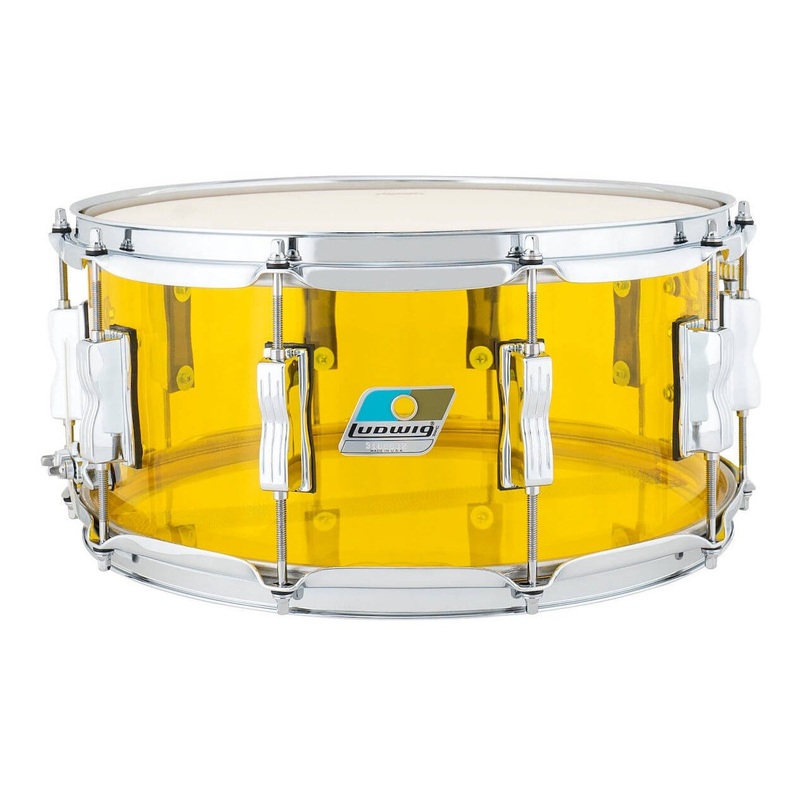 Ludwig Vistalite Snare Drum 14x6.5 Yellow