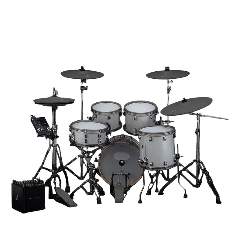 EFNOTE PRO 501 Traditional Electronic Drum Set White Sparkle