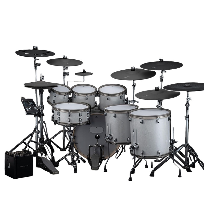 EFNOTE PRO 707 Complete Electronic Drum Set White Sparkle